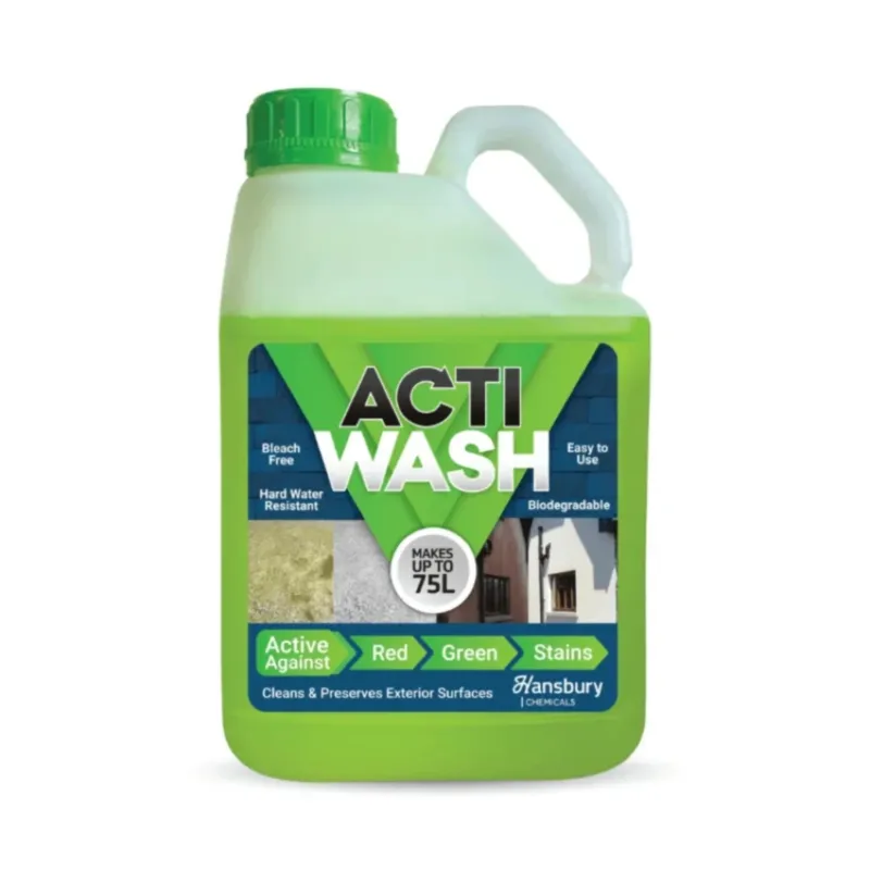 Actiwash Domestic Biocide &ndash; Exterior Algae, Mould, and Fungi Remover