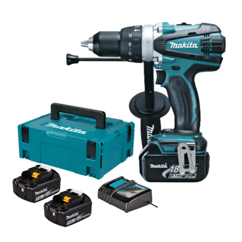 Makita DHP458RTJ LXT Combi Drill (18V)