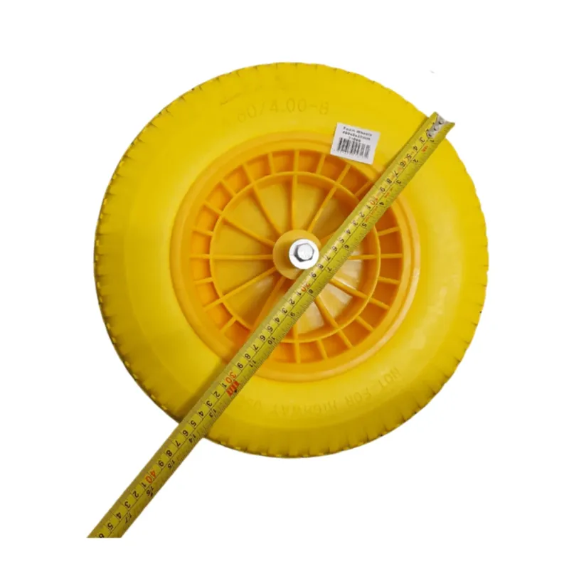 Moy Yellow Foam Barrow Wheel