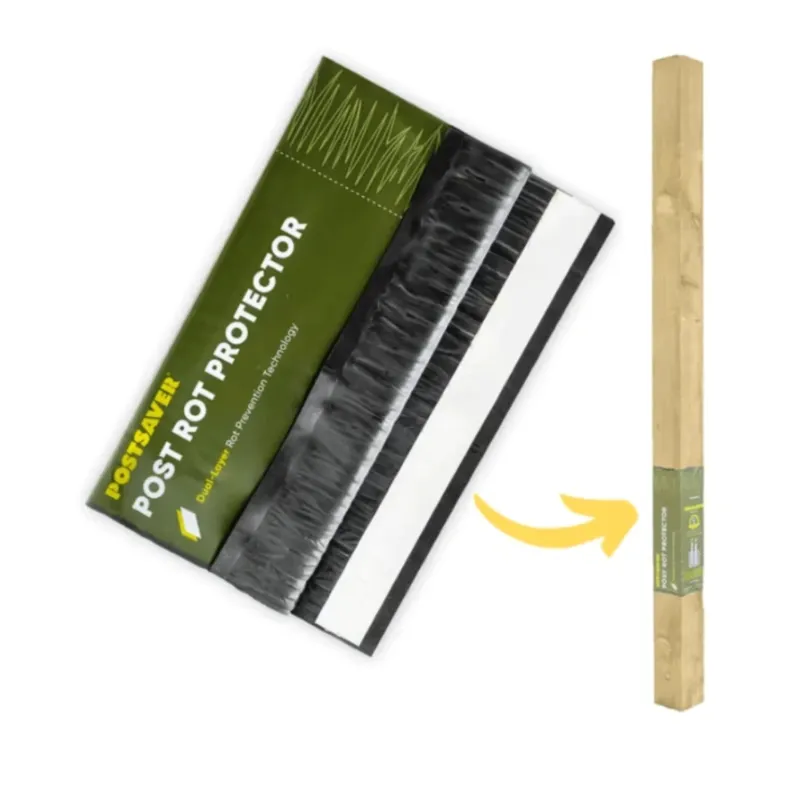 Postsaver Pro-Wrap Rot Protector for Fence Posts
