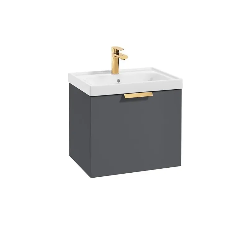 STOCKHOLM Wall Hung 50cm Single Drawer Vanity Unit