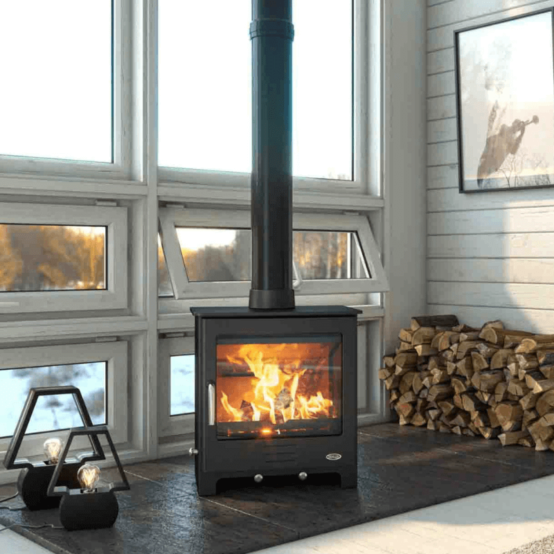 Henley Severn 8kW Multi-Fuel Eco Stove - optional logstore