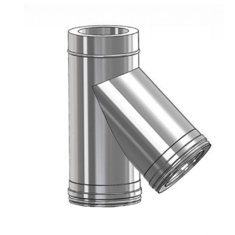 System 2 – 45° Tee Flue Bend with Cleaning Access