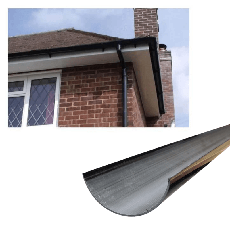 Half Round Guttering | 4m Length.