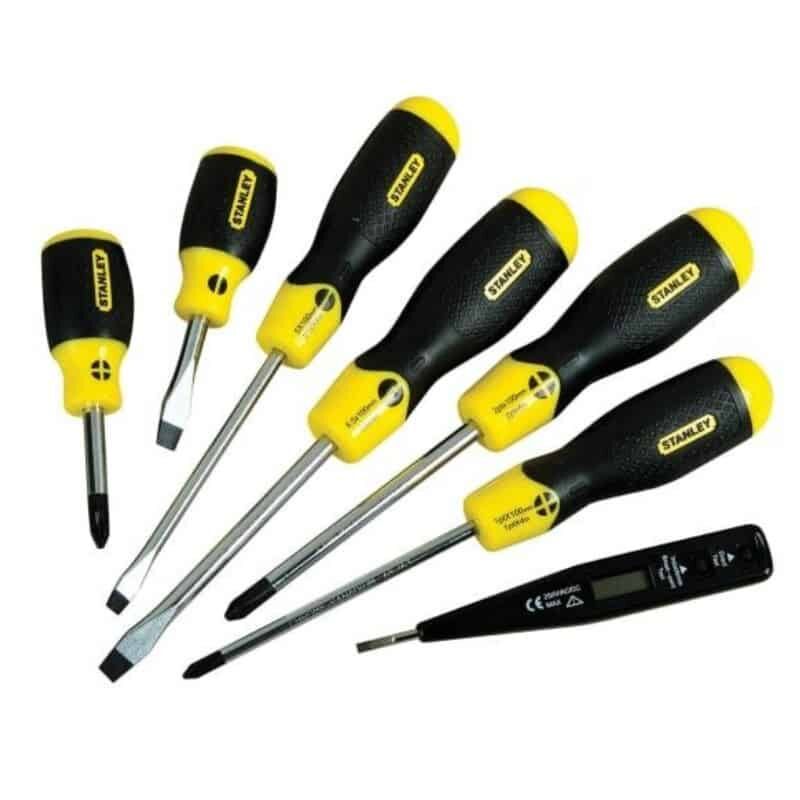Stanley 7pc Screwdriver Set Cushion Grip