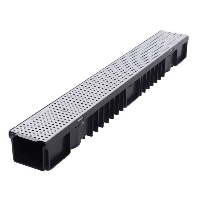 A15 Drainage Channel with Perforated Galvanised Grating