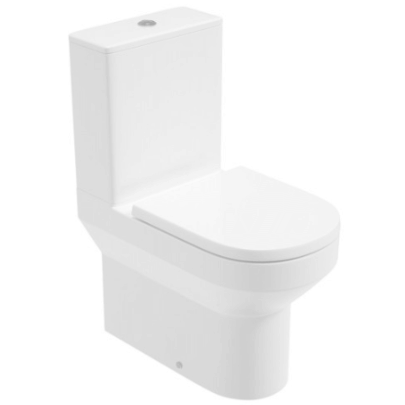 Base Rimless Fully Shrouded Close Coupled Toilet
