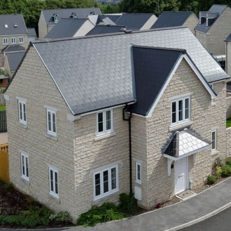 Berona Slate Structured Roof Slates | Graphite |  1000 Units