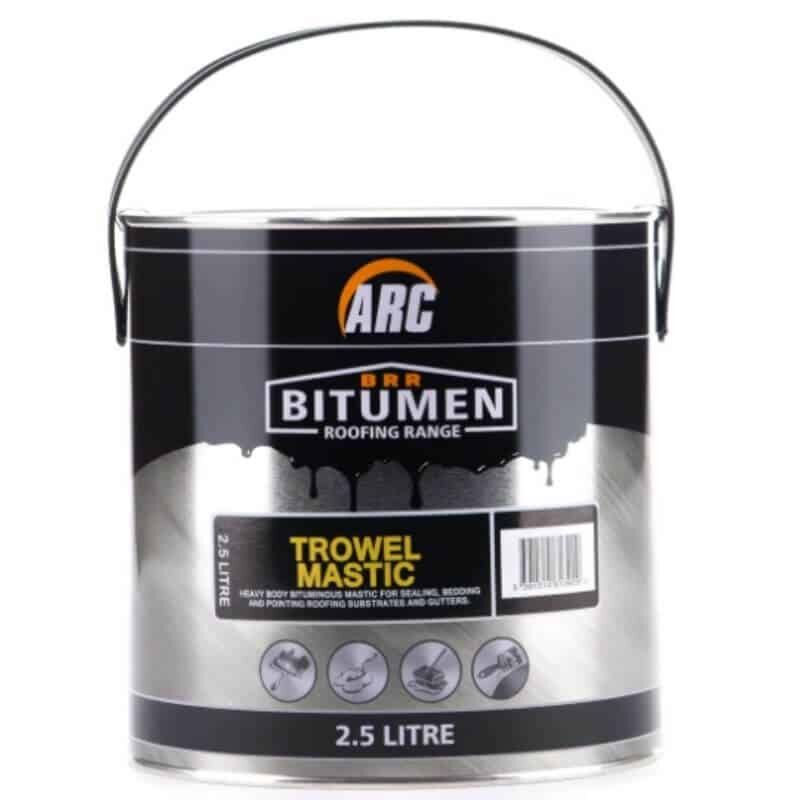 Bitumen Trowel Mastic 2.5L - Black