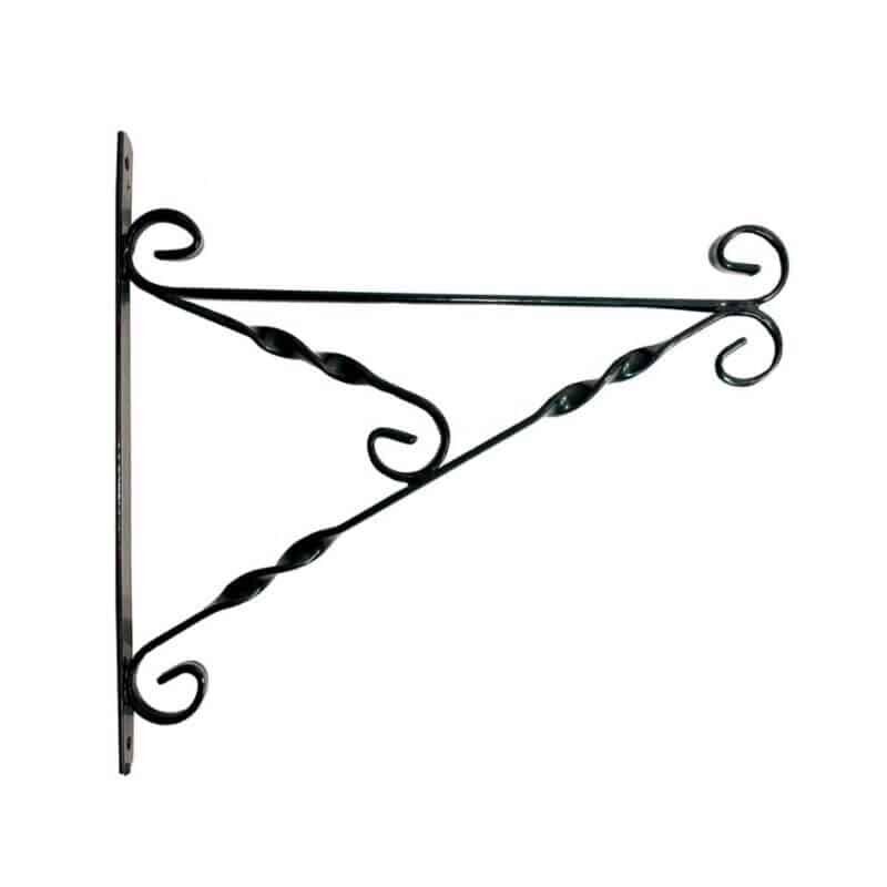 Hanging Basket Bracket - Heavy Duty Black