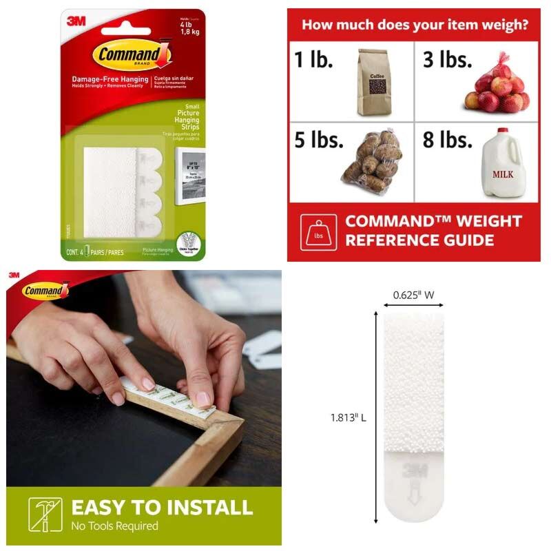 Command Picture Hanging Strips | White
