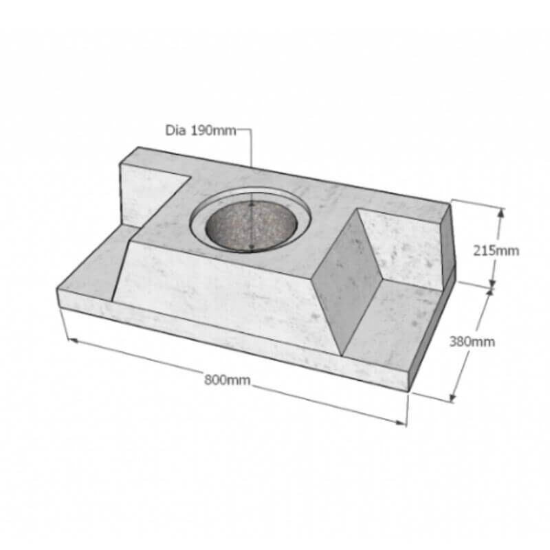 Concrete Flue Gather Chimney