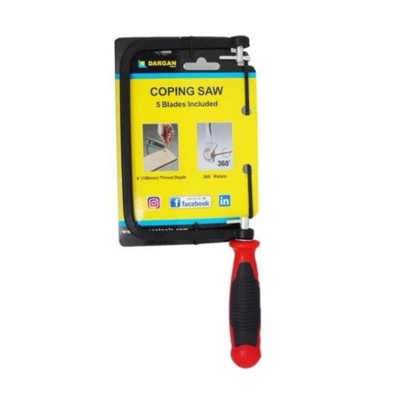 Coping Saw Set Dargan C/w 4blades H40/dt