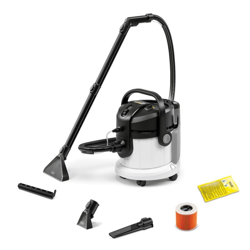 Karcher SE 4 Select Carpet Cleaner - Wet & Dry Vacuum - Ideal for Pet Owners & Allergy Sufferers