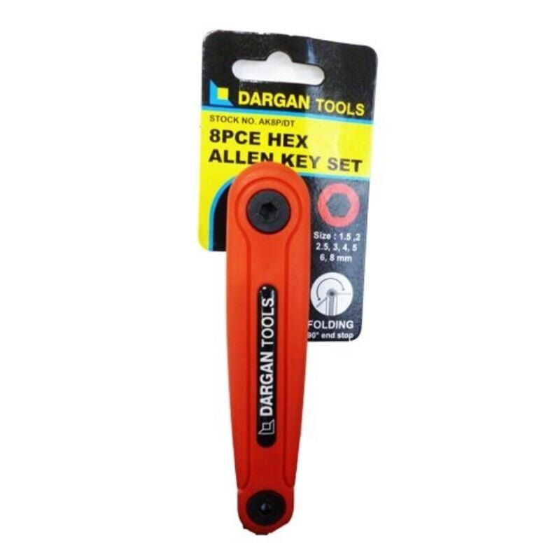 8 Pce Dargan Allen Key Set 2.5-10mm