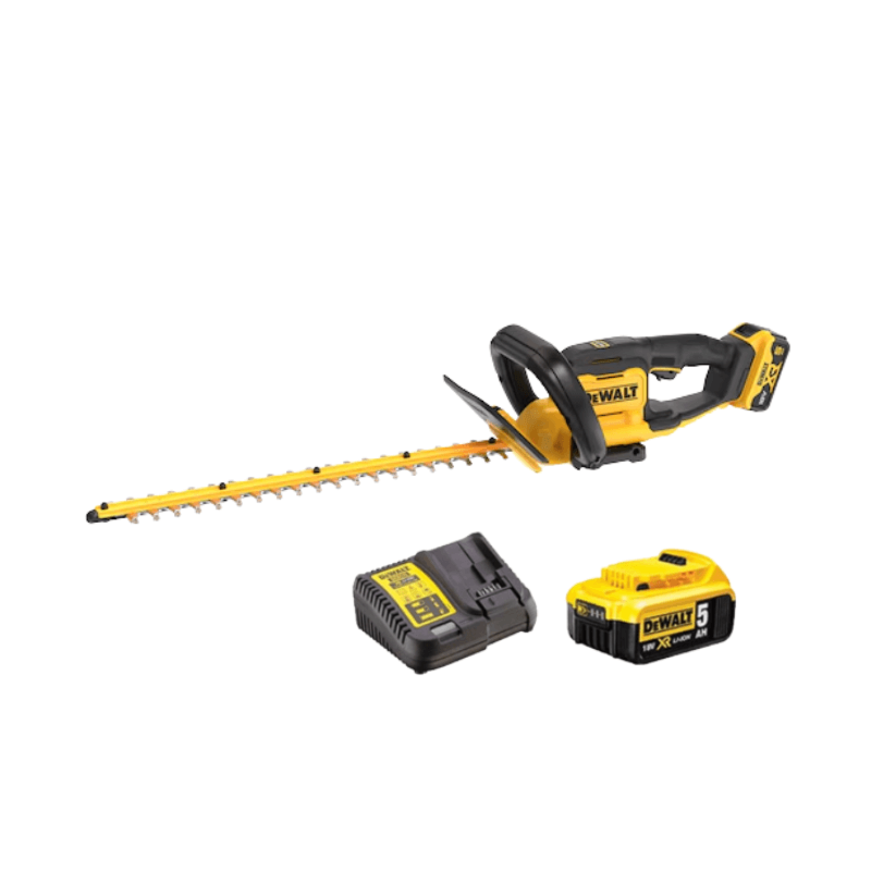 DEWALT 18V XR 55cm Hedge Trimmer – 1 x 5Ah