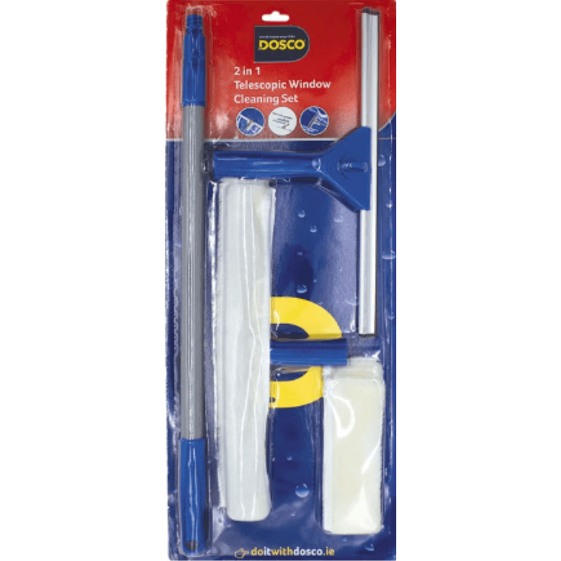2 in 1 Telescopic Window Cleaning Set