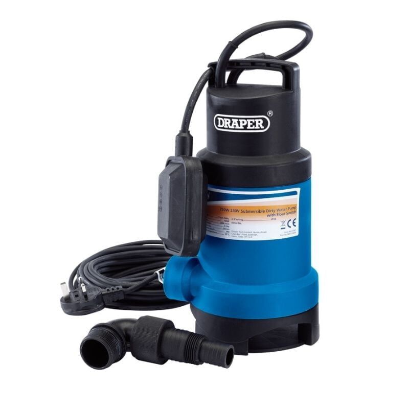 Draper 200 Litre Submersible Dirty Water Pump