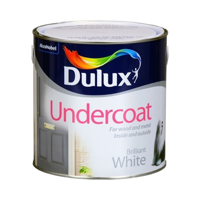 Dulux Undercoat Brilliant White 2.5 Litres
