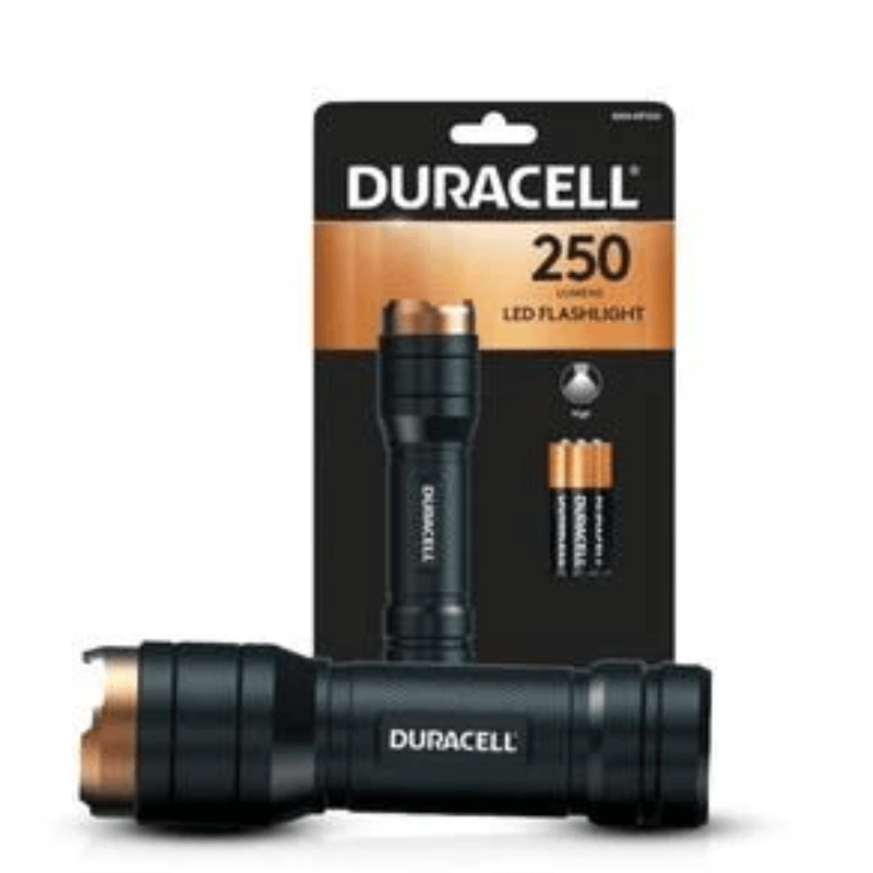 LED Flashlight Duracell (250 Lumens) includes batteries
