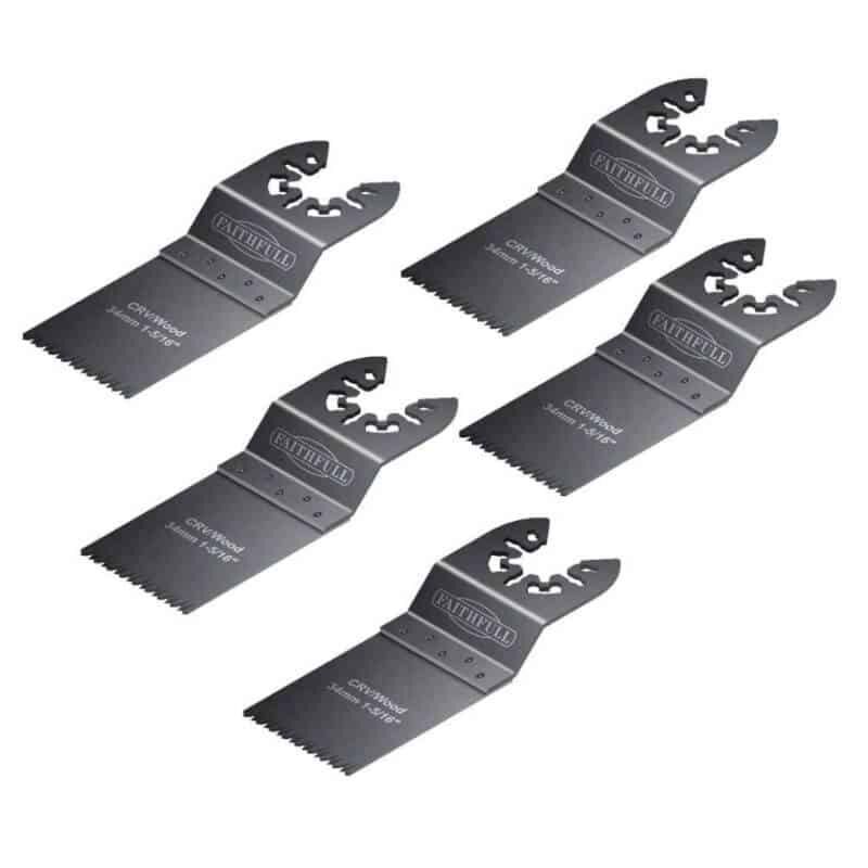 Faithfull 34mm Multi Tool Blade (Pack 5)