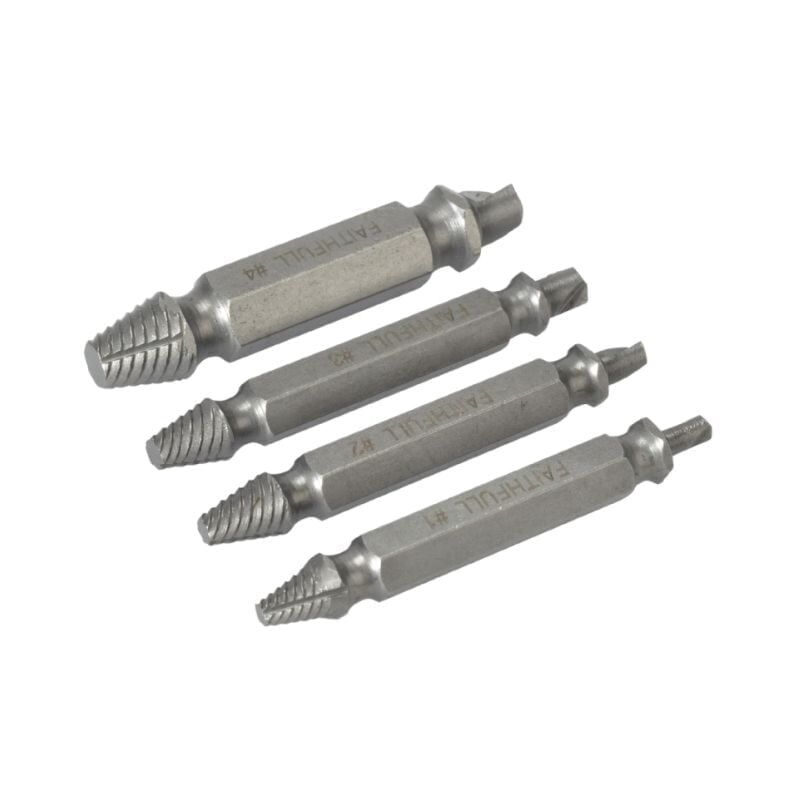 Faithfull Screw Extractor Set 4 piece