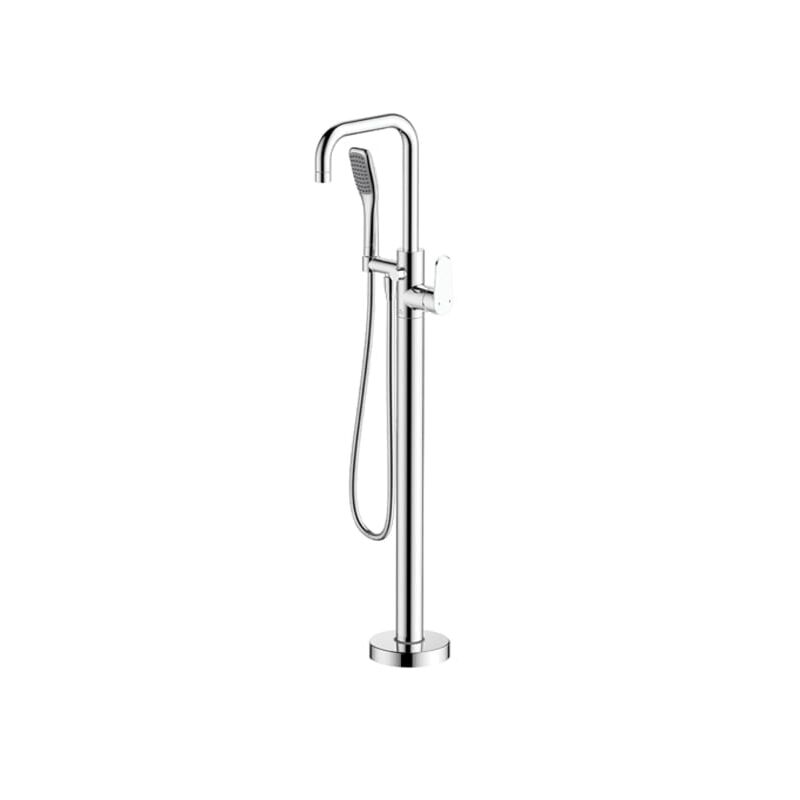 Aqualla Linea Free Standing Bath Shower Mixer | Chrome