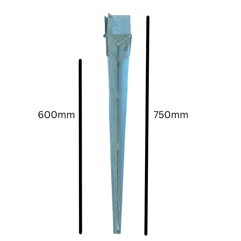 Galvanised Fence Post Spike 100 X 750mm