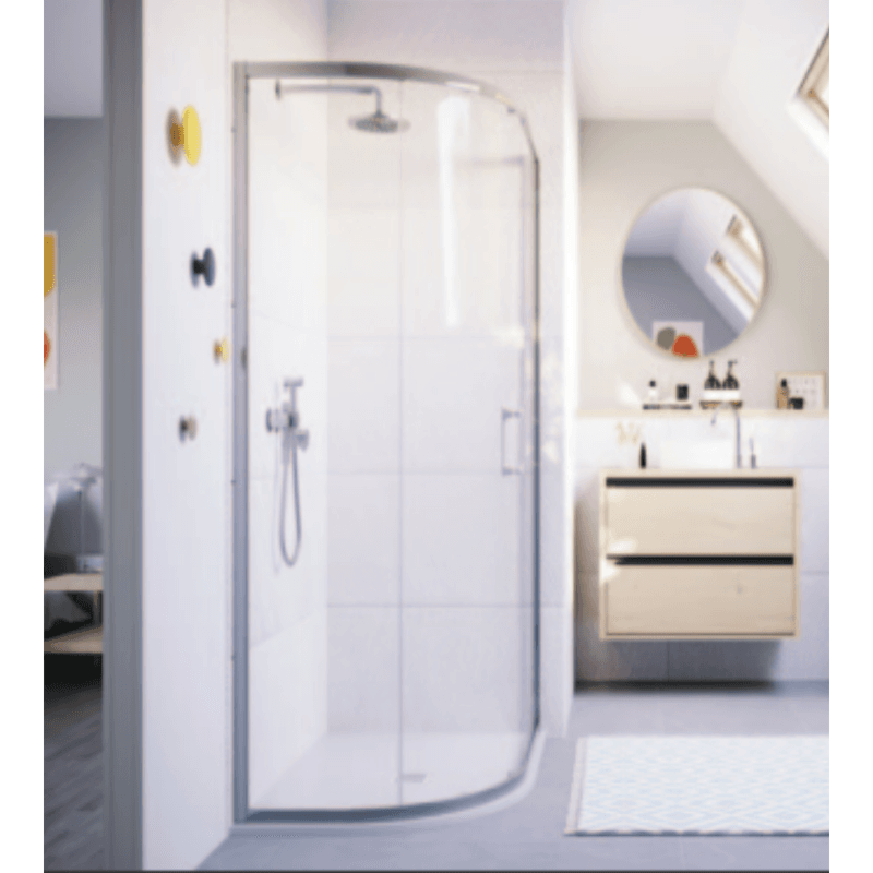 ILI One Door Sliding Offset Quadrant from Flair