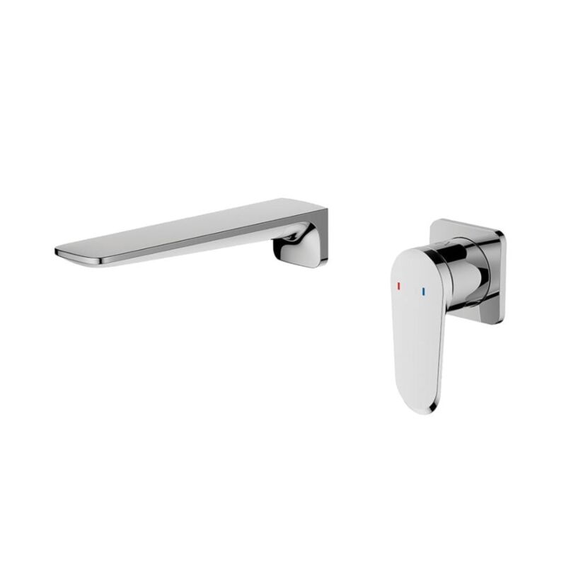 Aqualla Linea Wall Mounted Basin Mixer | Chrome