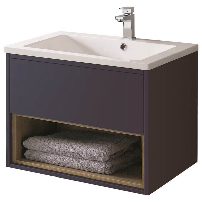Lucca Wall Hung Sink Cabinet (with basin)