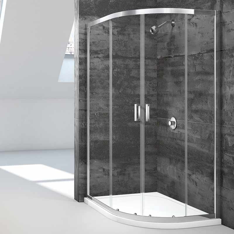 Merlyn Mbox Offset Quadrant Double Shower Door
