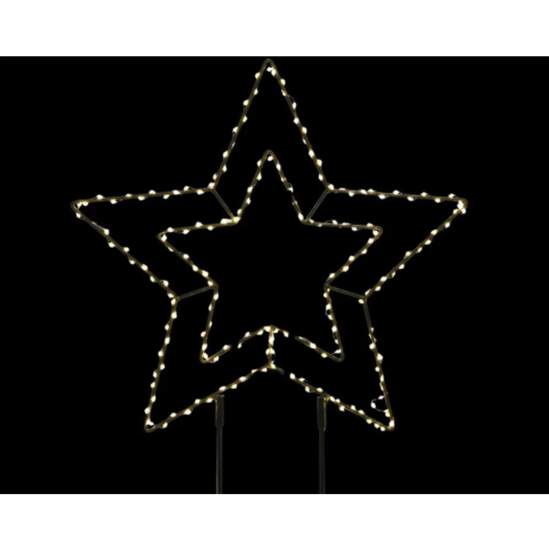 Micro LED Star Stake - 77cm - Warm White