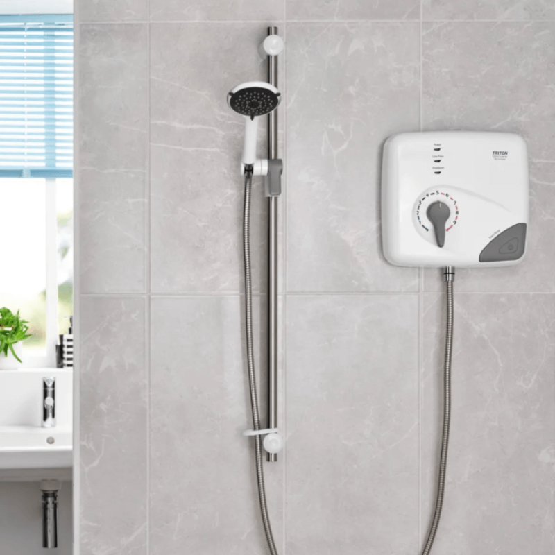 Omnicare SR pumped Thermostatic Care Electric Shower - Silent Running and Inclusive Design