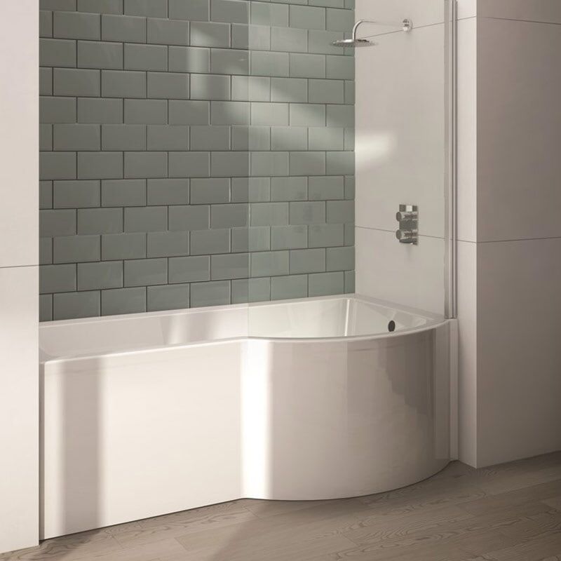 P Shape Bath & Panel