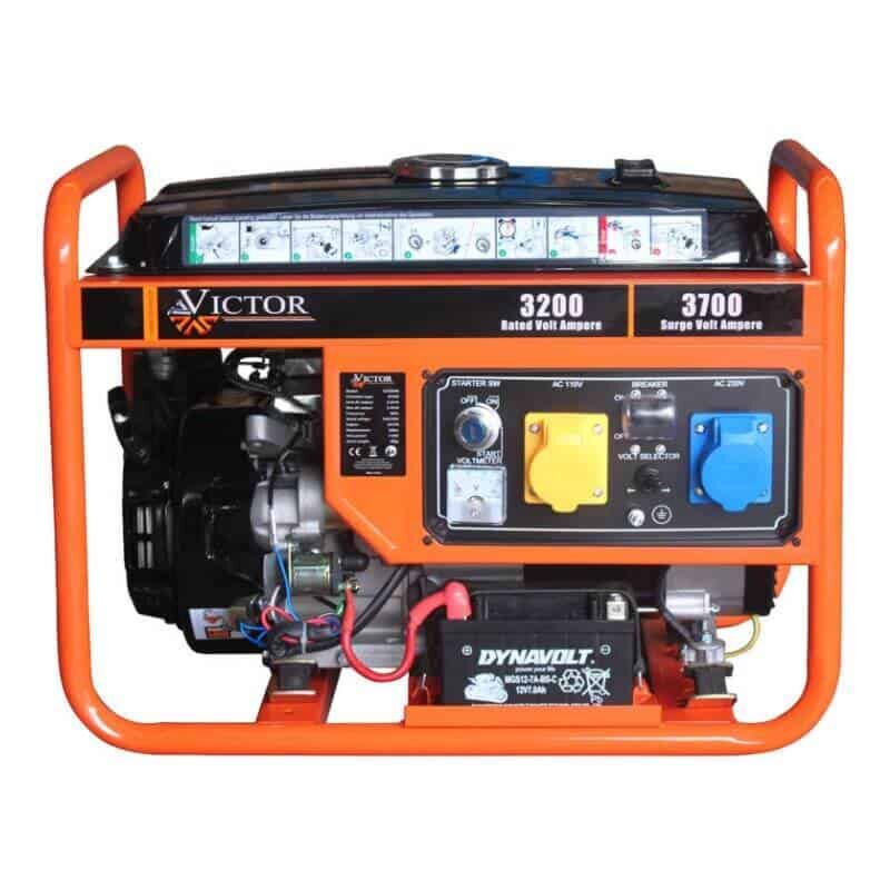 Petrol Generator Victor 3.7KvA 208cc Engine