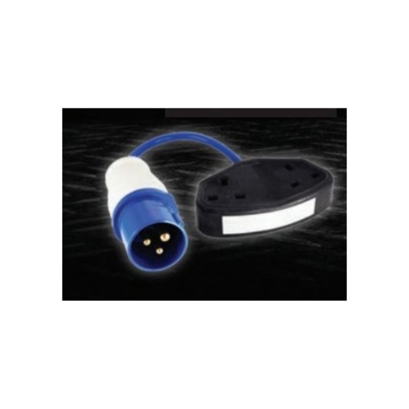 Pony Lead 16 Amp Double Socket