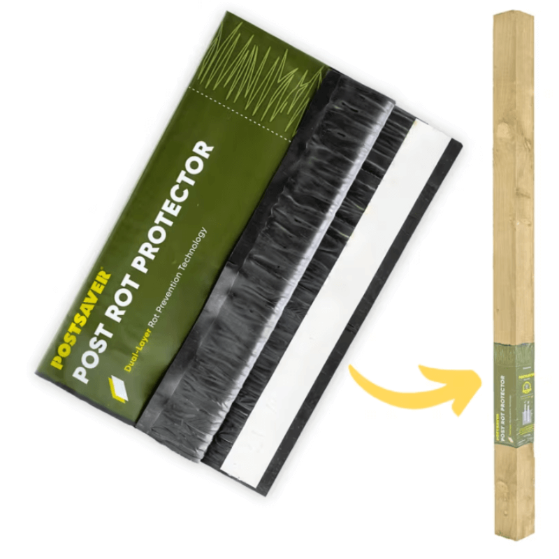 Postsaver Pro-Wrap Rot Protector for Fence Posts
