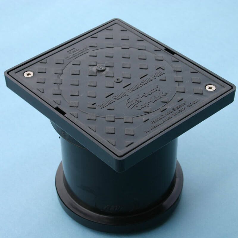 Radon Easy Cap Link Straight for 4" pipe (110mm pipe)