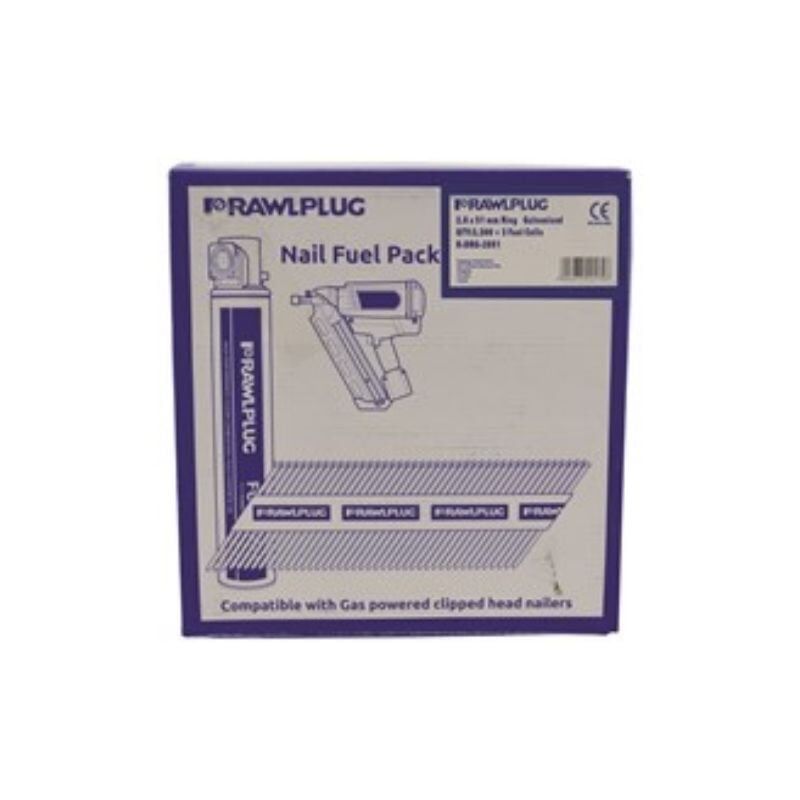 Rawlplug Bright Nails 2.8mm x 51mm - 3300 Pack