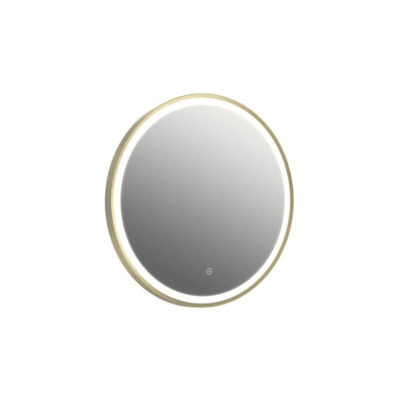 Rosie Brass LED mirror (Round)