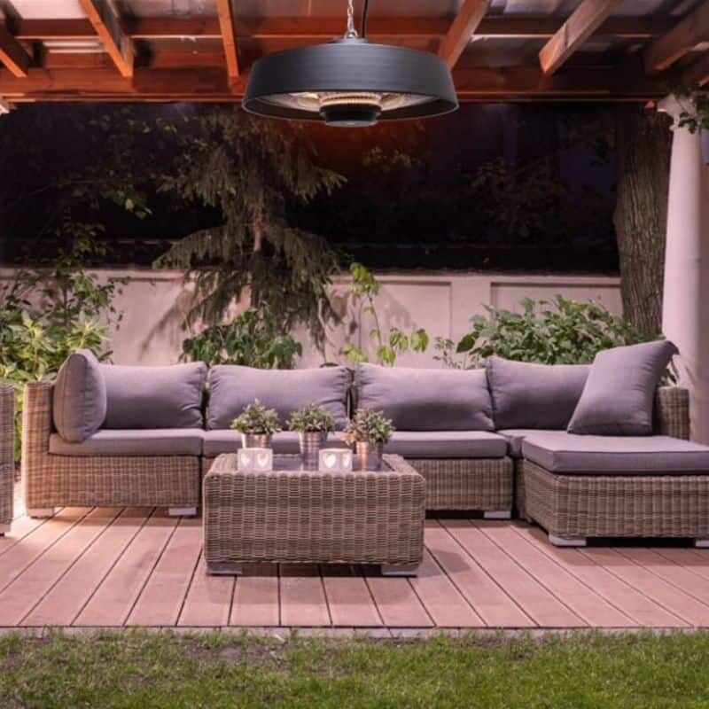 Patio Hanging Electric Heater - 2000W