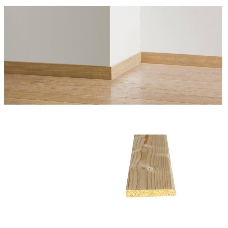 White Deal Skirting Board - 4.5 Metres