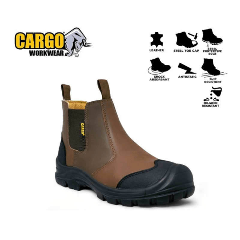 Slip On Safety Work Boots - Cargo Dealer