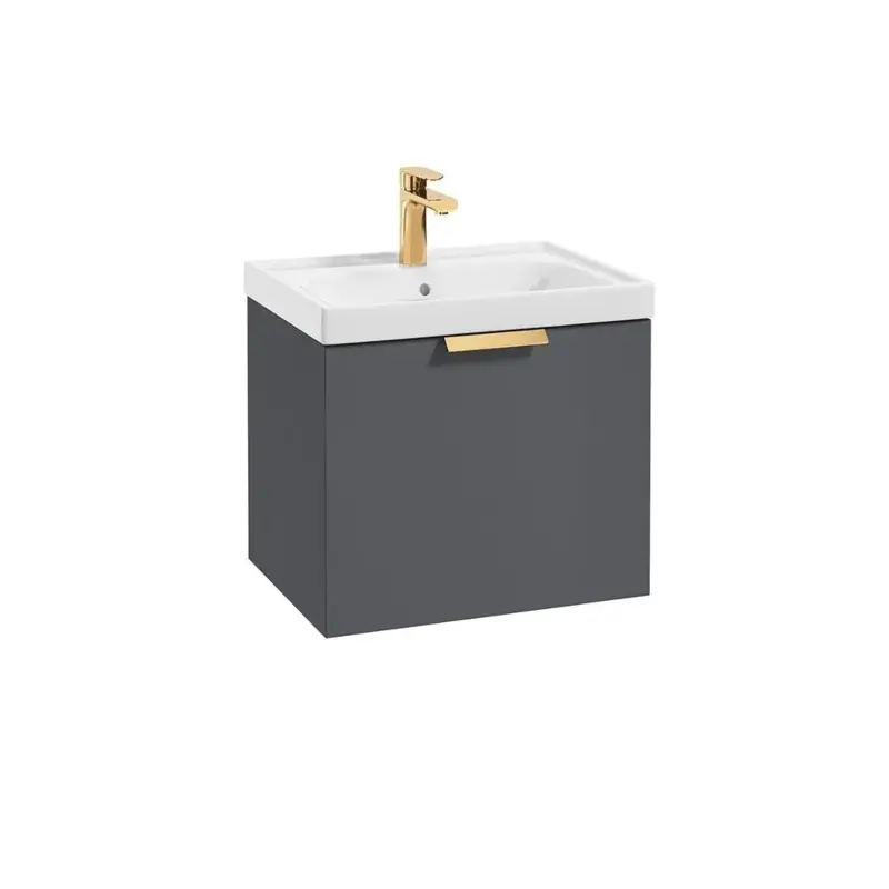 STOCKHOLM Wall Hung 50cm Single Drawer Vanity Unit