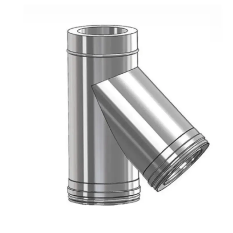 System 2 – 45° Tee Flue Bend with Cleaning Access