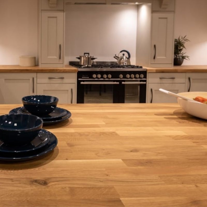 Topshape Light Walnut Worktop 4100mm x 650mm x 40mm