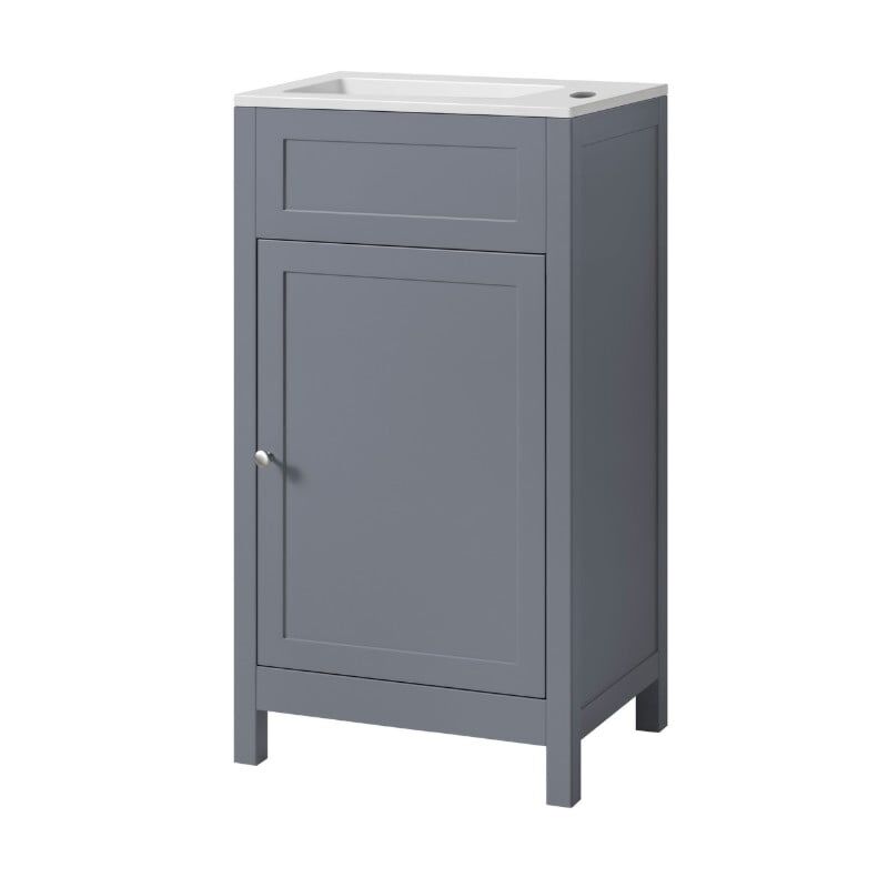 Turin 46cm Cloakroom Unit & Ceramic Basin