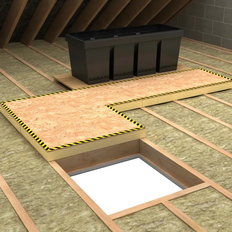Unilin Thin-R XT/Walk-R Insulated Loft Decking Boards 14.4m² | 86mm PIR