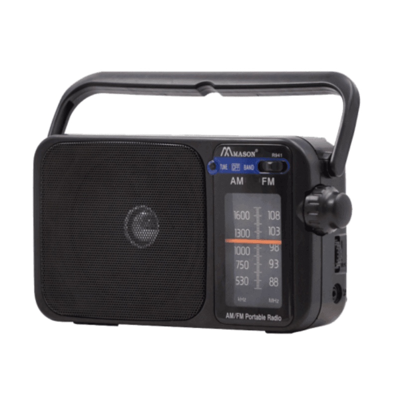 Homesound PP941 2 Band AM/FM Radio – Portable and Powerful